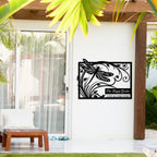Dragonfly Garden Metal Sign