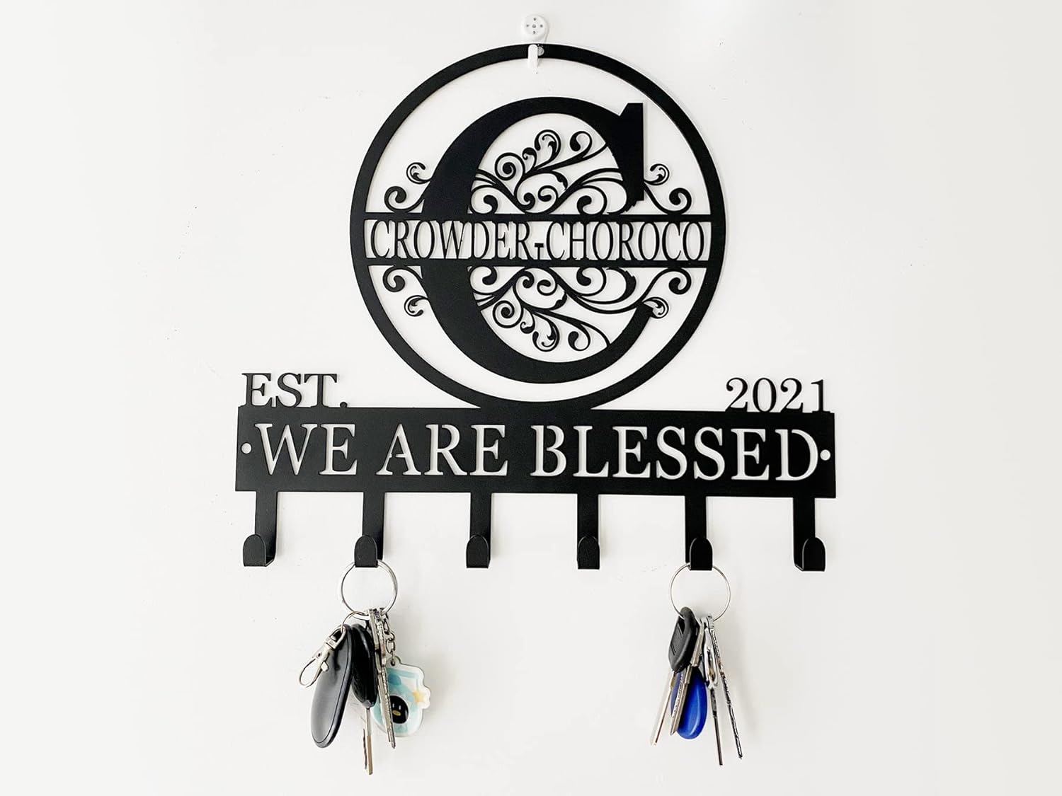 Custom Metal Key Holder Secondary image