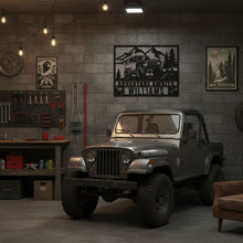 Custom Jeep Metal Sign