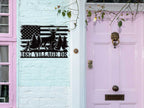 Custom Flag Address Sign