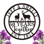 Anniversary Deer Sign