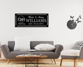 Anniversary Metal Sign