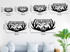 Custom Deer Antler Sign