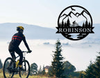 Mountain Bike Metal Sign