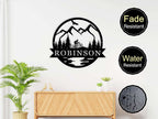 Mountain Bike Metal Sign