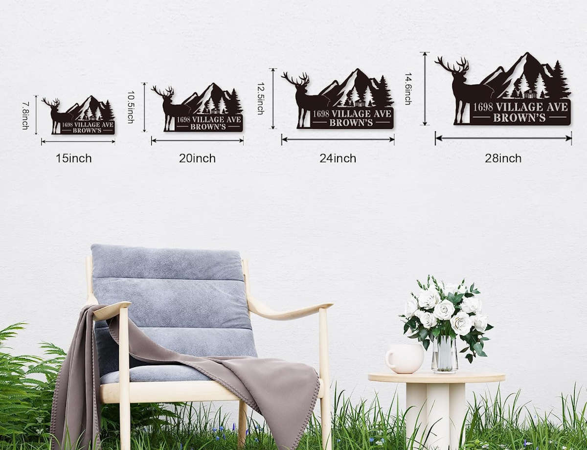 Mountain Address Plaque Secondary image