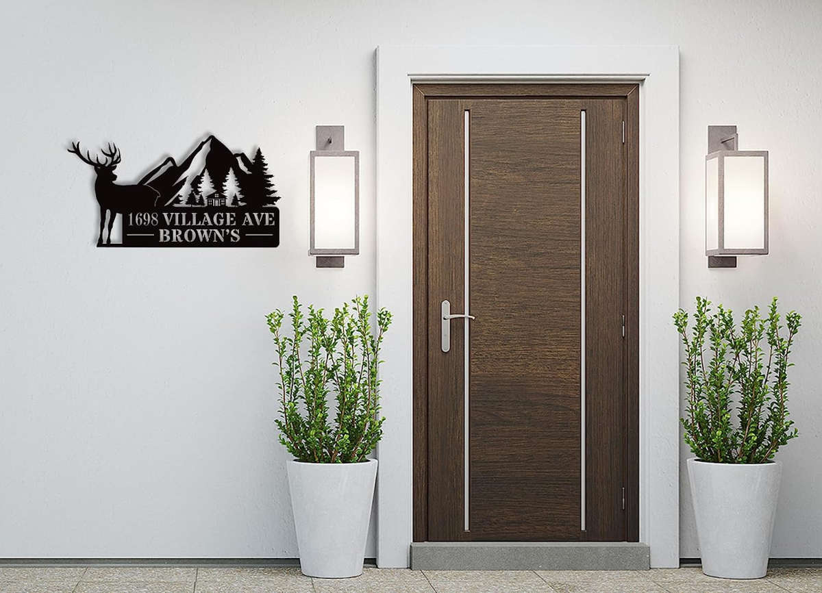 Mountain Address Plaque