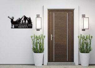 Mountain Address Plaque