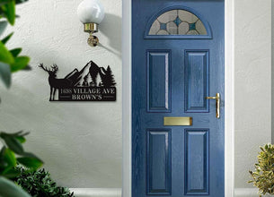 Mountain Address Plaque