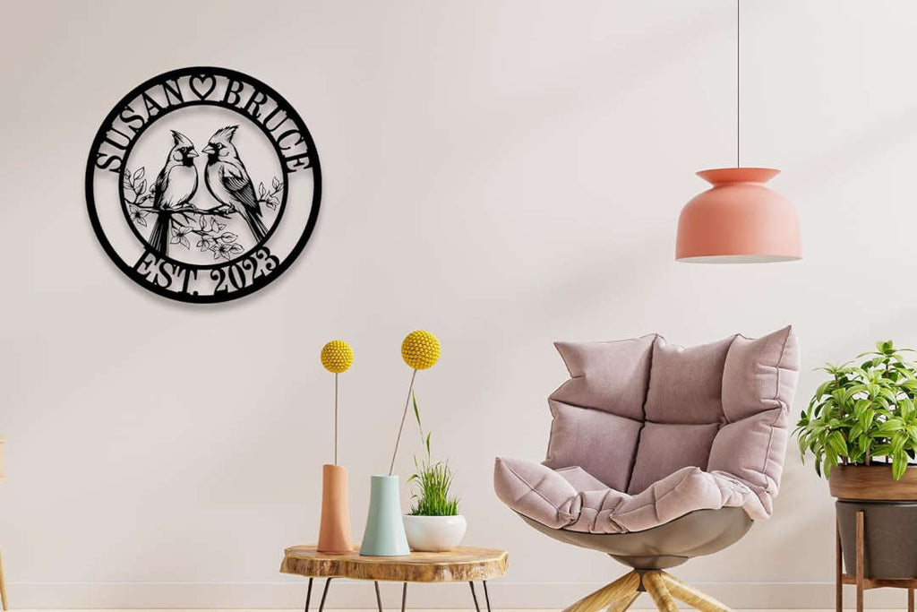 Custom Cardinal Sign