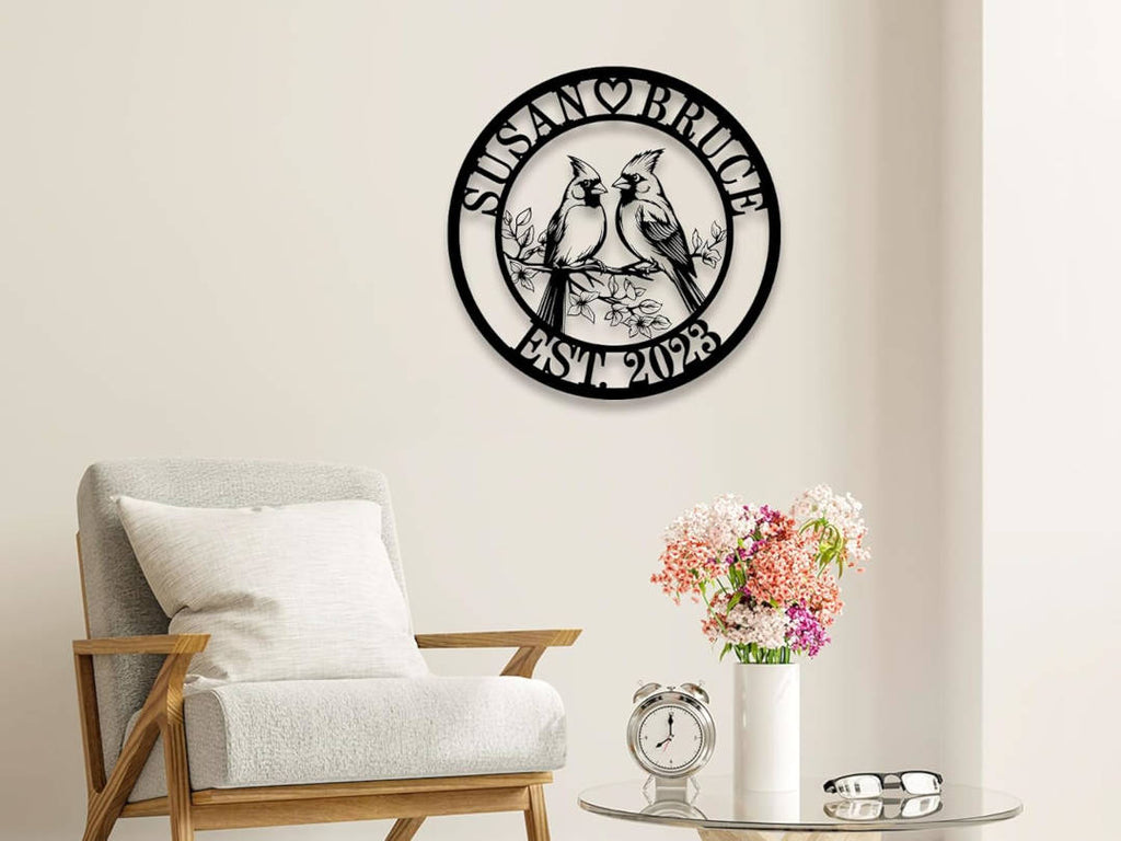 Custom Cardinal Sign