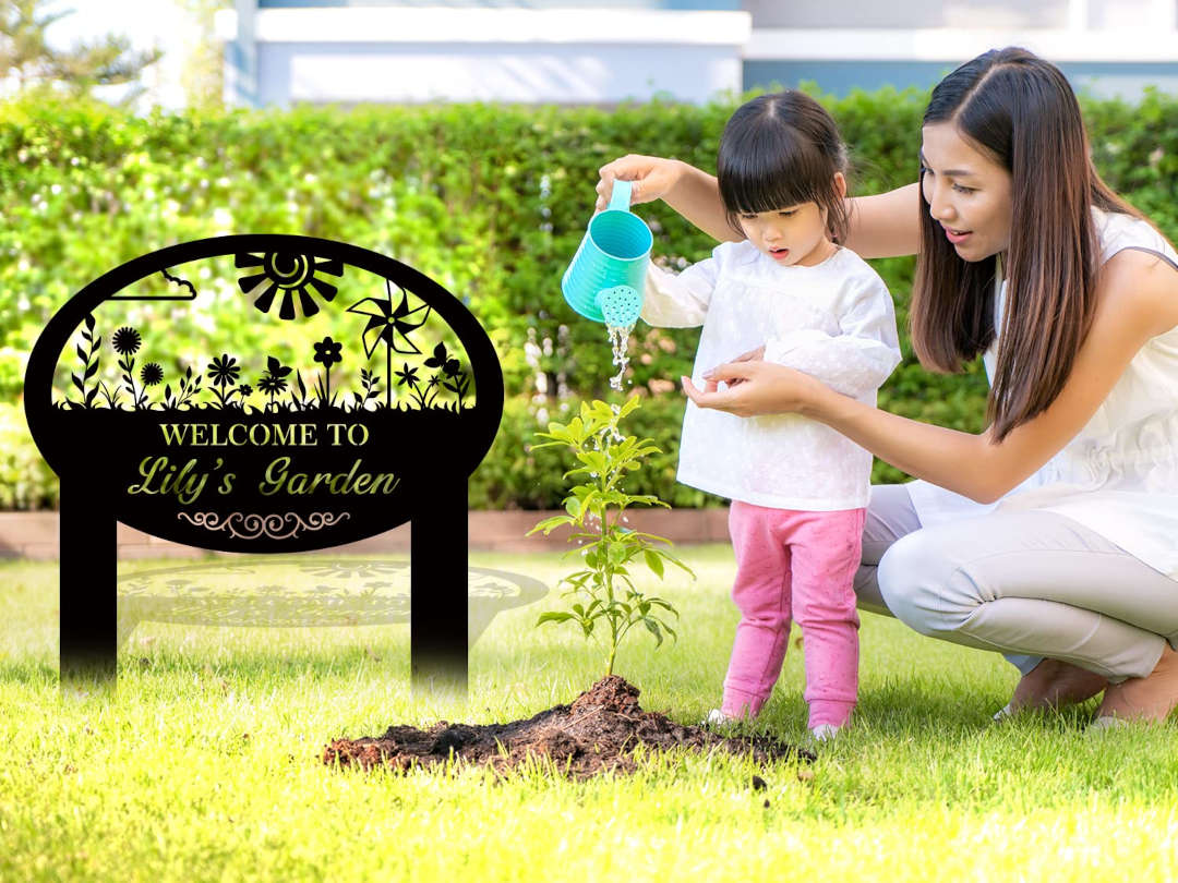 Garden Welcome Sign