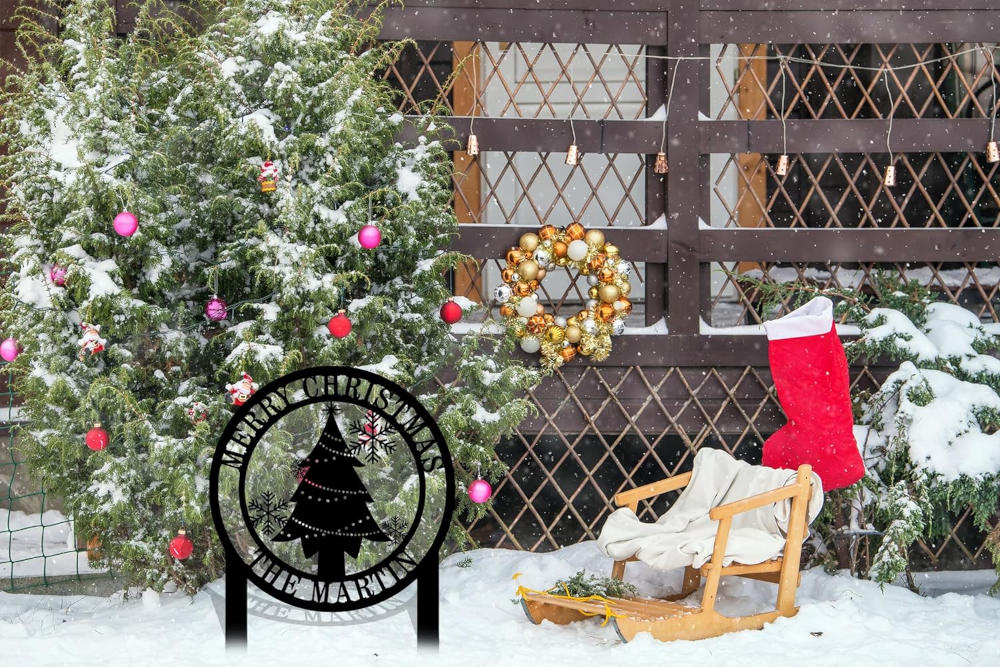 Holiday Joy Iron Decorative Sign Secondary image