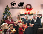 Santa Sleigh Sign