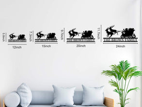 Santa Sleigh Sign