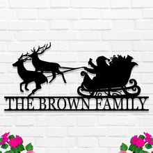 Santa Sleigh Sign