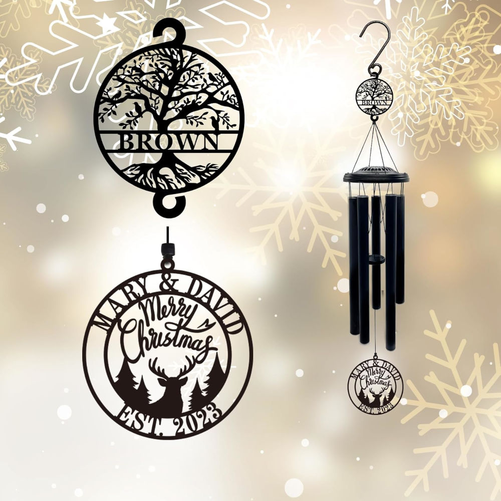Custom Christmas Wind Chime Main image