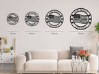 Custom American Flag Steel Decor