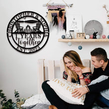 Custom Anniversary Metal Sign