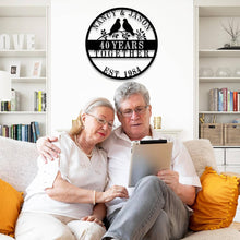 Custom Anniversary Metal Sign