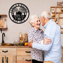 Custom Anniversary Metal Sign