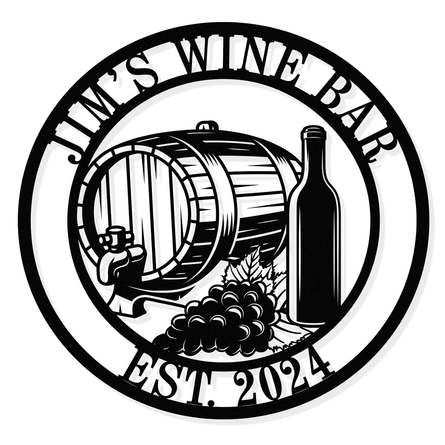 Wine Barrel Wall Art Main image