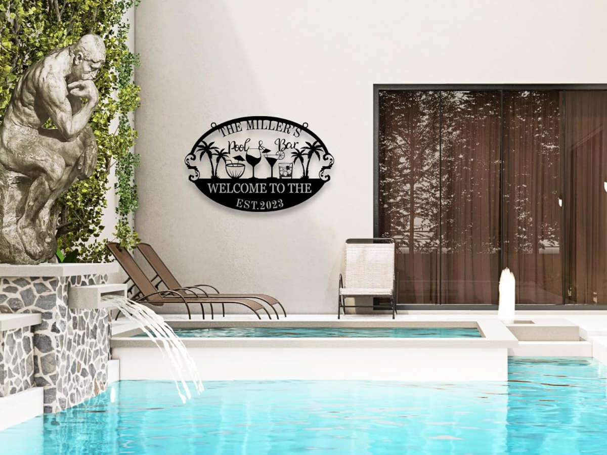 Custom Pool Bar Sign Secondary image
