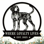 Custom Blue Tick Hound Sign