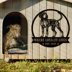 Custom Blue Tick Hound Sign