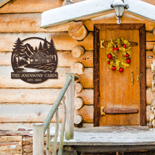 Custom Cabin Metal Sign