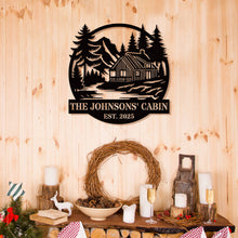 Custom Cabin Metal Sign