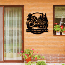 Custom Cabin Metal Sign