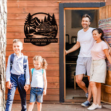 Custom Cabin Metal Sign