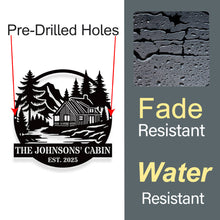 Custom Cabin Metal Sign