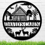 custom metal wall art sign with name - enfodream.com