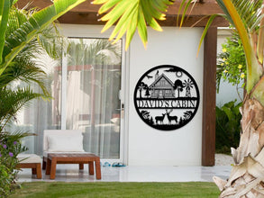 custom metal wall art sign with name - enfodream.com
