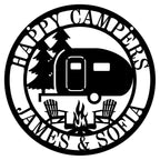 Custom Camping Metal Sign