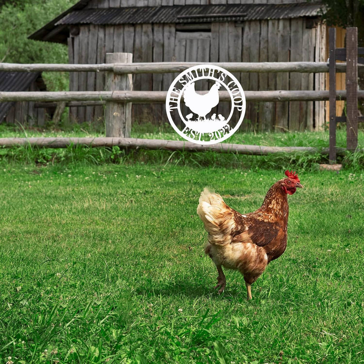 Custom Chicken Coop Sign