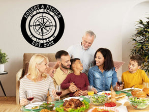 Compass Family Sign