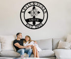 Custom Cross Family Sign