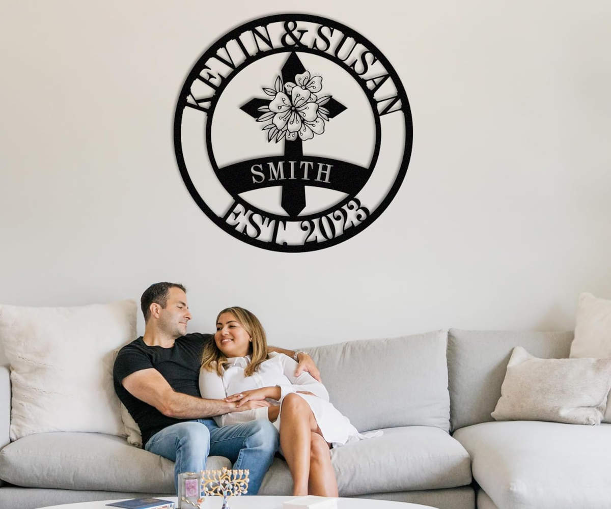 Custom Cross Family Sign