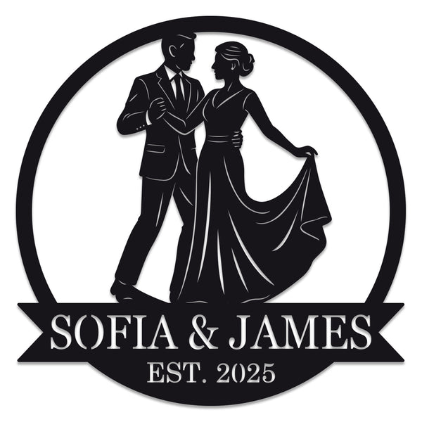 Dancing Couple Sign