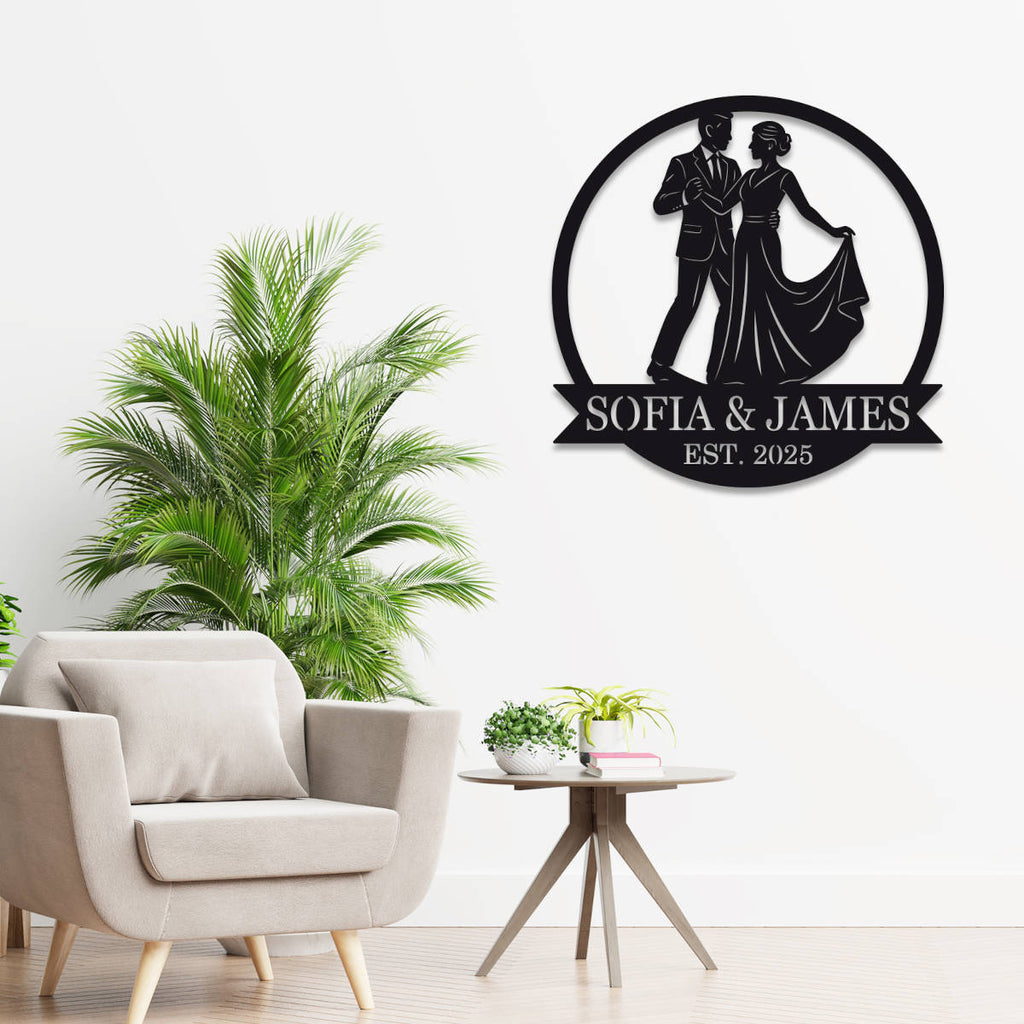 Dancing Couple Sign