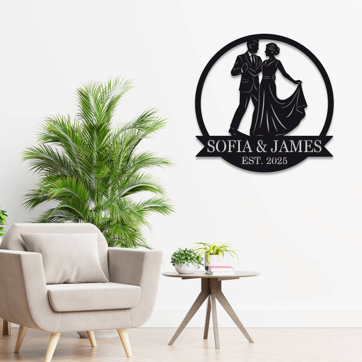 Dancing Couple Sign