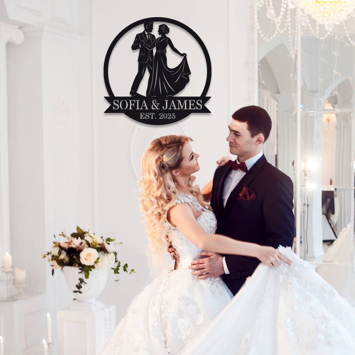 Dancing Couple Sign