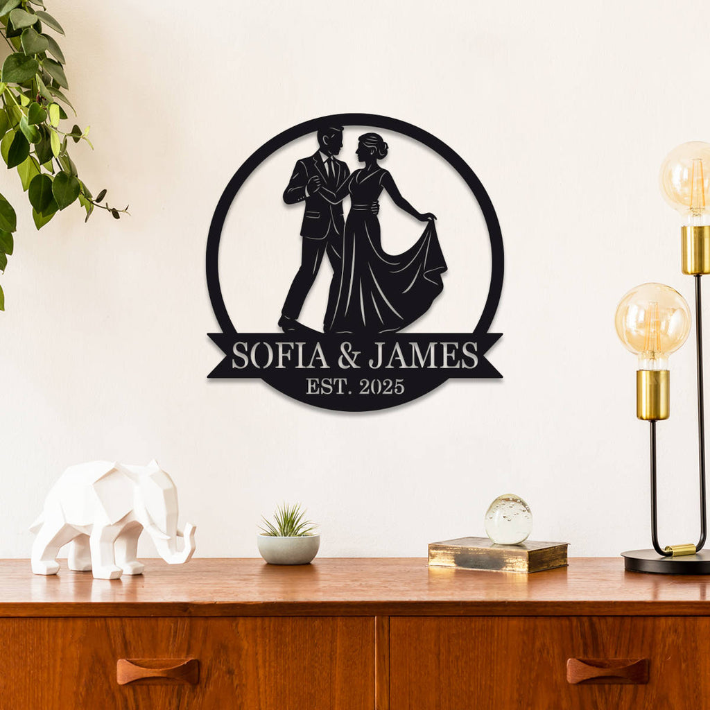 Dancing Couple Sign