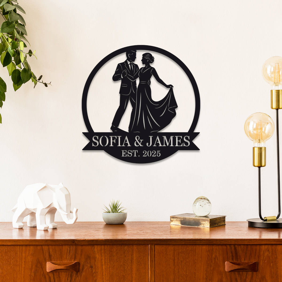 Dancing Couple Sign