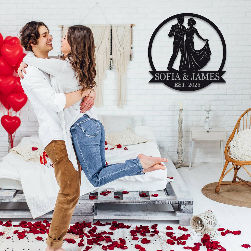 Dancing Couple Sign