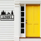 Custom Deer Address Sign