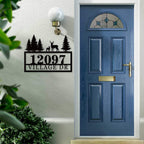 Custom Deer Address Sign